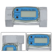 DURAFORCE 1.5inch 10.5-74 GPM Digital Turbine Flow Meter For Liquid Flow Meter