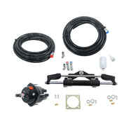 DURAFORCE 350HP Hydraulic Outboard Steering System Helm Pump Cylinder Tubing Kit 26ft