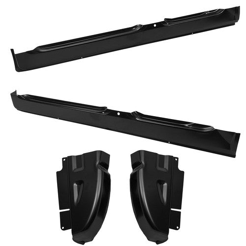 DURAFORCE For 02-08 Dodge Ram Pickup Quad Cab OE Style Rocker Panels & Cab Corners 4PCS