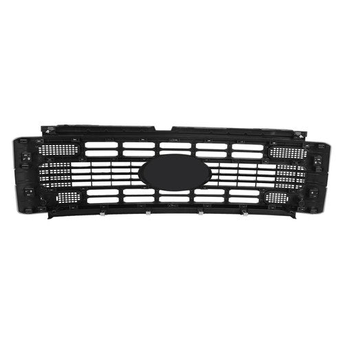 DURAFORCE For Ford F250 2023 2024 Super Duty XL/XLT Black Plastic Grille Front Upper New