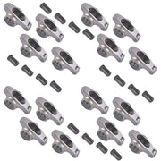 DURAFORCE 16Pcs 17-4PH Stainless Steel Rocker Arms for Pontiac 287-455 V8 4.3L 1.65 Ratio