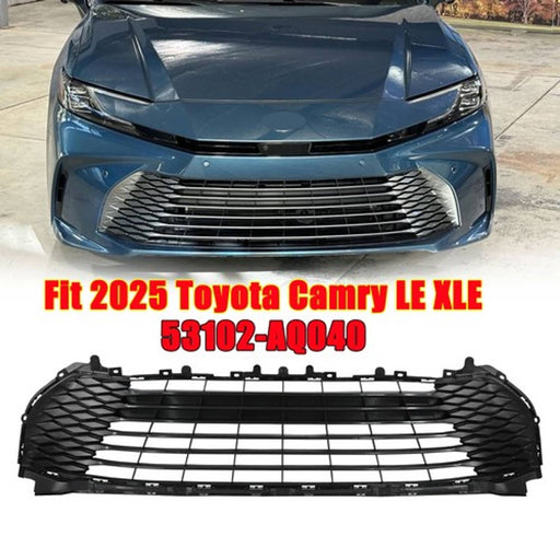 DURAFORCE Fit 2025 Toyota Camry LE XLE Front Bumper Lower Grille Black 53102-AQ040