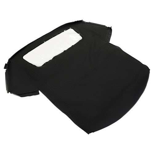 DURAFORCE Black Soft Top w/Plastic Window For Mercury Capri 1990-June 1993 Convertible