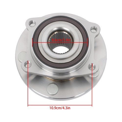 DURAFORCE 2pcs For Dodge Avenger 2008-2014 Front Wheel Bearings and Hubs Assembly 513263