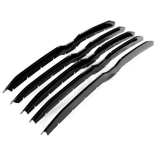 Gloss Black Grille Cover Overlay Trim for Dodge Ram 1500 2019 to 2023