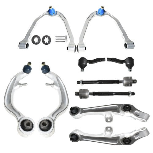DURAFORCE For Nissan 350Z 2003-2008 2009 K621372 K621373 10× Front Control Arms+Tierods
