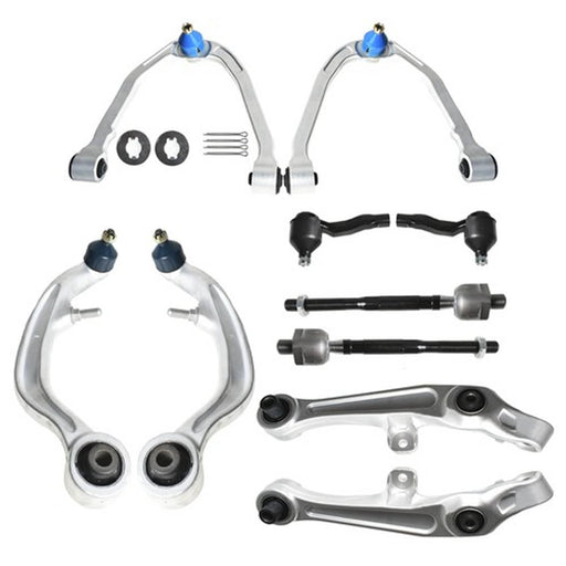 DURAFORCE For Nissan 350Z 2003-2008 2009 K621372 K621373 10× Front Control Arms+Tierods