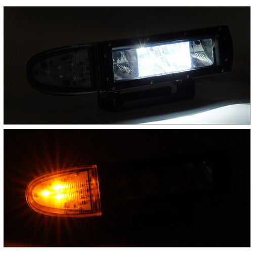 DURAFORCE 2 Pack Heated LED Universal Plow Lights - Replaces for 1312100