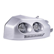 DURAFORCE For 2007-14 Toyota Fj Cruiser Chrome LED Bumper Fog Light DRL W/Wiring+Bulbs 2pc
