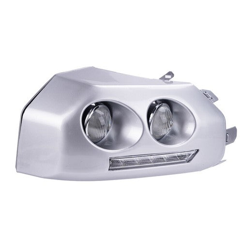 DURAFORCE For 2007-14 Toyota Fj Cruiser Chrome LED Bumper Fog Light DRL W/Wiring+Bulbs 2pc