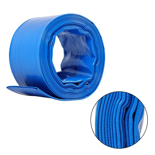 DURAFORCE 3'' x25 FT Pool Backwash Hose with 2 Hose Clamps Extra Heavy Duty Discharge Hose