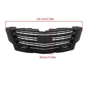 DURAFORCE Fit For Cadillac Escalade 2015-2019 2020 Gloss Black Front Upper Bumper Grille