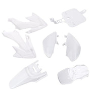 DURAFORCE CRF50 XR50 White Fairing Plastic Fender Kit For SDG SSR Honda 50cc-160cc
