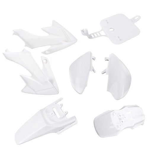 DURAFORCE CRF50 XR50 White Fairing Plastic Fender Kit For SDG SSR Honda 50cc-160cc