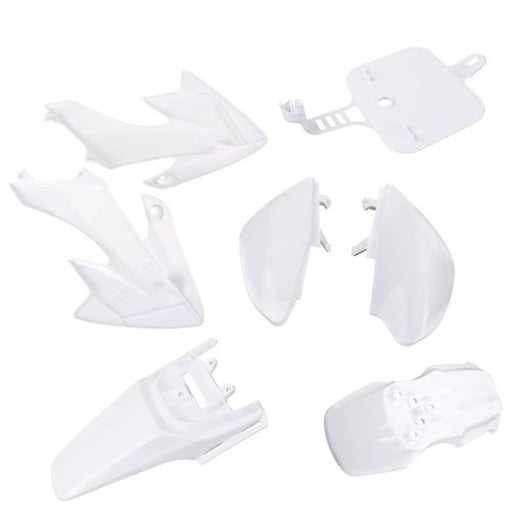 DURAFORCE CRF50 XR50 White Fairing Plastic Fender Kit For SDG SSR Honda 50cc-160cc