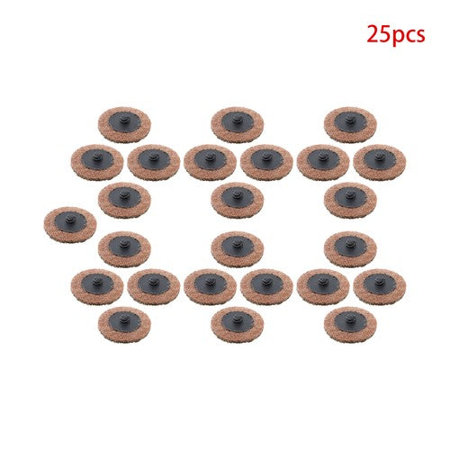 DURAFORCE Surface Conditioning Quick Change Discs, 2" Tan (Coarse) Prep Pad - 25 Pack