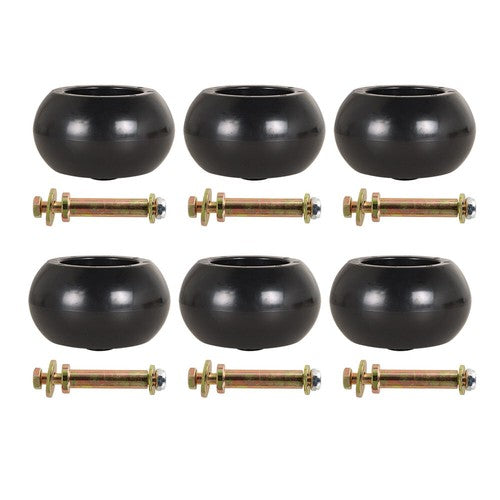 DURAFORCE 6 Pack 5" AntiScalp Deck Wheel Kit For Exmark 103-3168 103-4051 103-7263 New