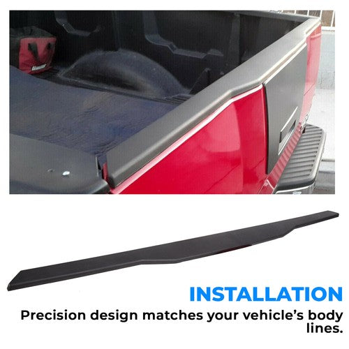 DURAFORCE Rear Tailgate Cap Top Spoiler Cover Trim for 2004-2012 Nissan Titan