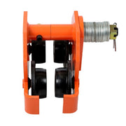 DURAFORCE Push Beam Trolley Manual Trolley 2200 lbs/1 Ton Load 2.5"-8" Adjustable