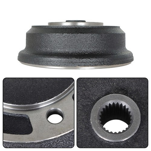 DURAFORCE 41038-0034 Front Brake Drum for Kawasaki Mule 3000, 3010, 4000 & 4010 2x4 4x4