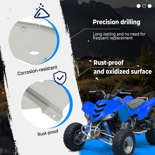 Full Chassis Glide Swingarm Skid Plate For Yamaha Raptor 660 660R Rocker Guard