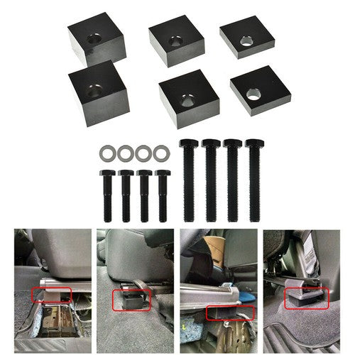 DURAFORCE Black Plastic Rivets Fasteners Compatible For Ford F150 F250 F350 F450 2015-2021