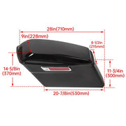 DURAFORCE Saddlebag Saddle Bags Conversion Bracket For Harley Heritage Softail 1986-2017