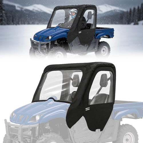 DURAFORCE Cab Enclosure Door for Yamaha Rhino with Half Doors 450 660 700 2004-13 UTV