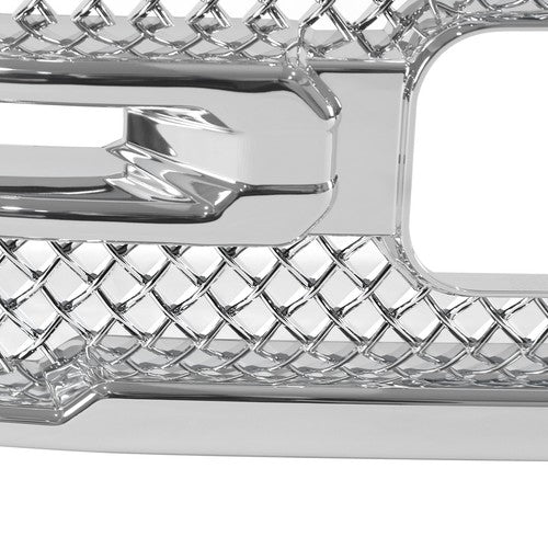 Chrome Fits GMC Sierra 1500 SLT AT4 2019-2022 Front Grille Covers Grill Overlay