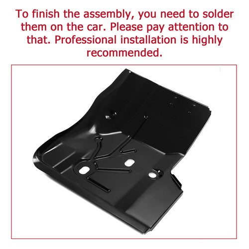 Black Bed Rail Caps for 1999-2006 Chevy Silverado GMC Sierra 6 Foot 6 Bed 7201151