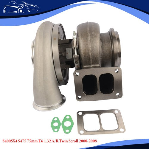 DURAFORCE Turbo Charger 23518588 S400S062 S475 75mm 1.32 A/R Twin Scroll For Int Harvester