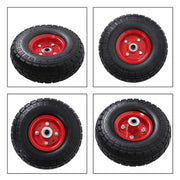 DURAFORCE Fit For Honda Generator EU3000is Solid Never Flat Tires All Terrain Wheel Kit