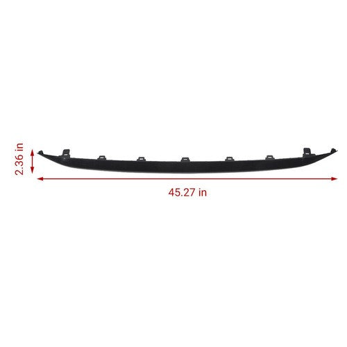 Black Plastic Rear Lower Bumper Molding Trim For Toyota Corolla LE 2020-2021