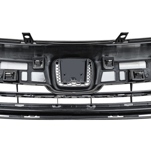 FIT For 2016 2017 Honda Accord EX Sedan Front Bumper Upper Grille W/Chrome Trim
