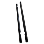 DURAFORCE Pair Carbon Fiber Side Skirts Extension For 2013-16 Volkswagen GOLF 7 R VII MK7