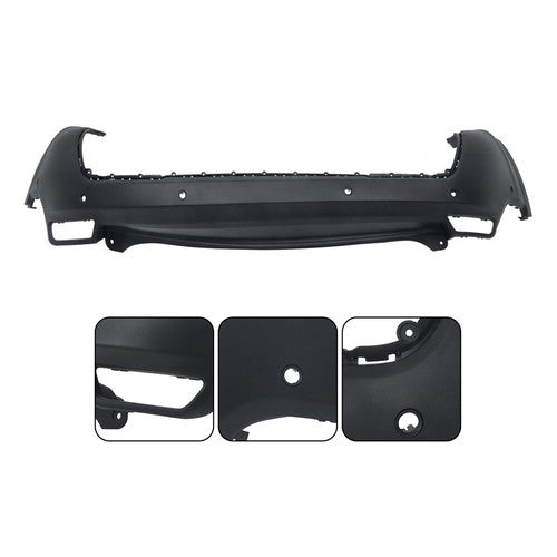 DURAFORCE Brand New For Jeep Cherokee 2019-2023 Rear Bumper Upper Cover With Park Assist