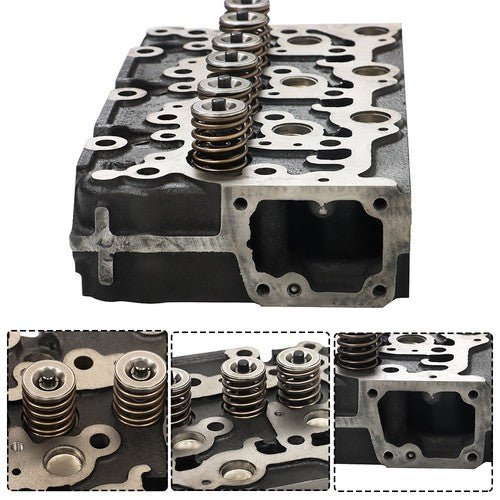 DURAFORCE For Kubota D1703 Engine Bobcat 238 325 328 Excavator Cylinder Head + Full Gasket