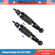 DURAFORCE 2× Rear Shock Absorber Fit Nissan Armada Infiniti QX56 QX80 5.6L V8 E62101LA8A