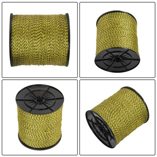 DURAFORCE Electric Fence Wire 5050 Feet 1540 Meters 1/8 inch 6 Stainless Steel Strands