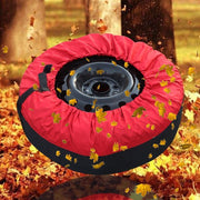 DURAFORCE For Red 420D And Black 600D Tyre Bags W/ Handheld Dust Cover New 4Pcs Tyre Cases