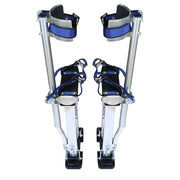 DURAFORCE Aluminum Stilt Drywall Painting Stilts For Painter Taping Tool Silver 24-40 Inch