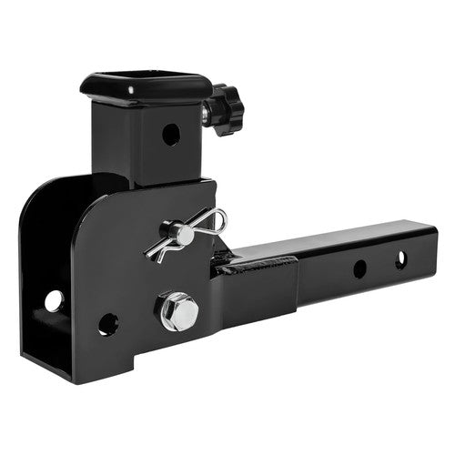 DURAFORCE Folding 2" Trailer Hitch Mount Shank Adapter Receiver Cargo Wheelchair Carrier