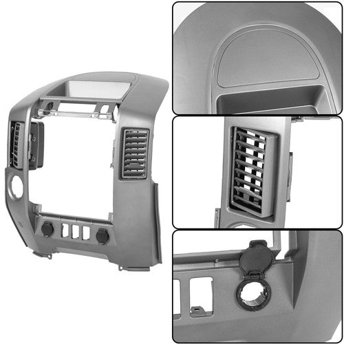 Instrument Cluster Dash Panel Dash Radio Bezel for Nissan Titan Armada 2004-2006