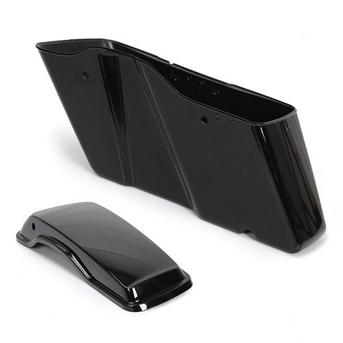 DURAFORCE Painted Hard Saddlebag Conversion Brackets For Harley Softail Fatboy FLST