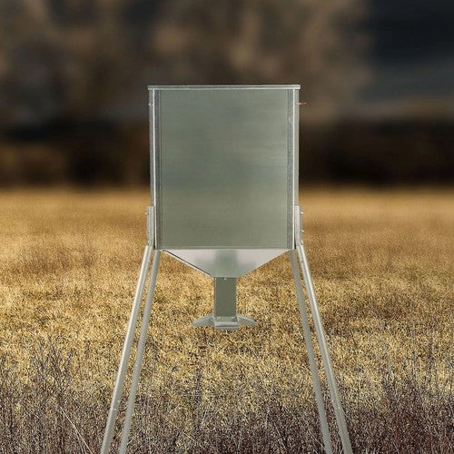 DURAFORCE For Deer Turkey Big Wild Game Hunting 450lb Gravity Feeder Zinc-Plated