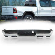 DURAFORCE For RAM 1500 2019-2023 Complete Chrome Rear Bumper Assembly Dual Exhaust New