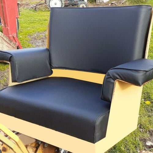DURAFORCE Seat w/Arm Rest+Backrest For JOHN DEERE CRAWLER DOZER 420 430 440 1010 2010
