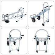DURAFORCE 1000 LBS Capacity 3 in 1 Convertible Hand Truck for Warehouses & Factories
