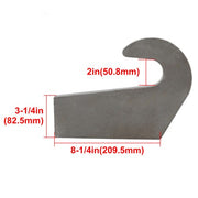 DURAFORCE 4 Mounting Brackets for Pin Type over the Bucket Loader Pallet Forks Weld 6500lb