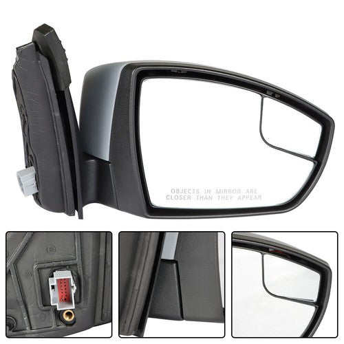 DURAFORCE New Mirror Passenger Right Side RH Hand For Ford Focus 2015-2018 F1EZ17682R